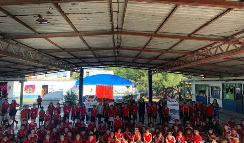 Campaña de difusión “Desarmando la Corrupción” en Matamoros, Tamaulipas.