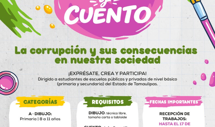 Primer Concurso Estatal de Dibujo y Cuento: “La corrupción y sus consecuencias en nuestra sociedad”